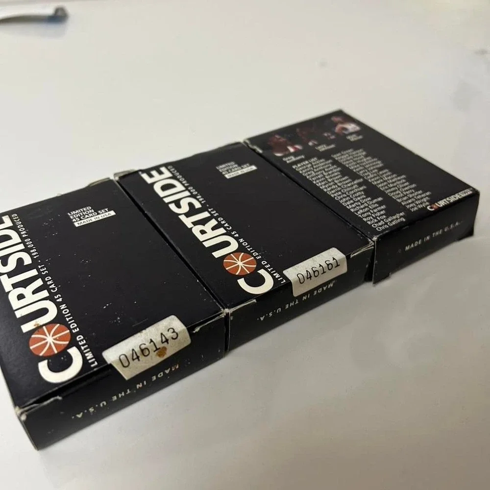 1991 Courtside Basketball Card Set 🏀 Vintage Limited Edition NBA Collectible